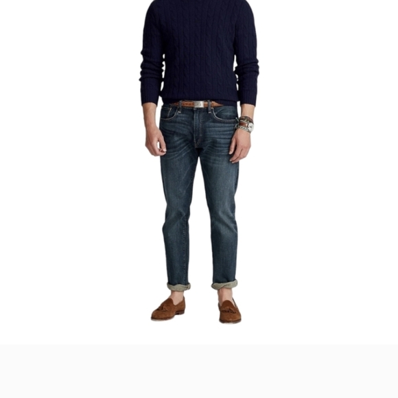 Polo Ralph Lauren Hampton Relaxed Straight Jeans mens 38x30 - Picture 5 of 12